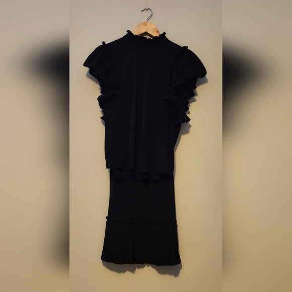 Kate♠️Spade Pleated Crepe Skirt and Top - Picture 3 of 17